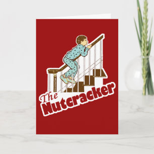 Gebarsten Noten een Traditie van Kerstmis Feestdagen Kaart