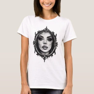 Gebarsten reflectie t-shirt