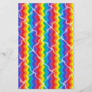 Gebarsten Regenboog Briefpapier