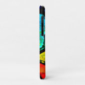 Gebarsten Regenboog Glas-in-Lood Kunst Case-Mate iPhone Case (Achterkant/links)