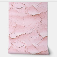 Gebarsten roze geschilderde gestructureerde muur