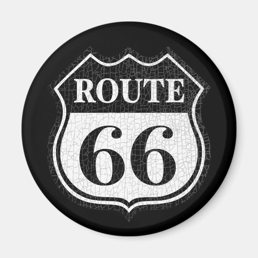 Gebarsten RTE 66 Magneet (Voorkant)