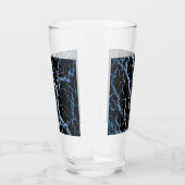 Gebarsten ruimte lava - Blauw/Wit Glas (Rechts)