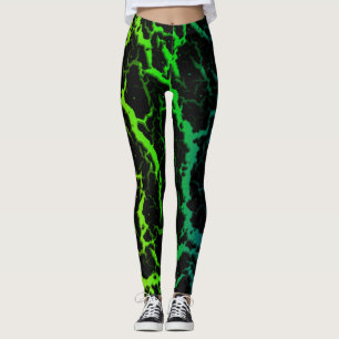 Gebarsten ruimte lava - Regenboog OYGBP Leggings