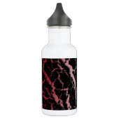 Gebarsten ruimte lava - Rood/Wit/Blauw Waterfles (Links)