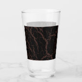 Gebarsten Space Lava - Bruin Glas (Achterkant)