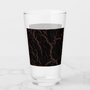 Gebarsten Space Lava - Bruin Glas