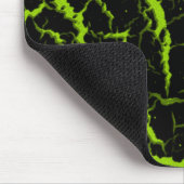 Gebarsten Space Lava - Lime Muismat (Hoek)