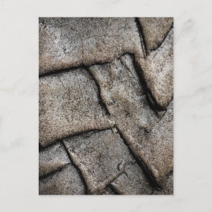 Gebarsten Textuur van Beton Close-up Briefkaart