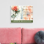 GEBARSTEN VERBEELDINGEN Opgespannen Canvasprint Canvas Afdruk (Insitu (Woonkamer))