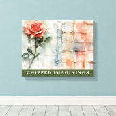 GEBARSTEN VERBEELDINGEN Opgespannen Canvasprint Canvas Afdruk (Insitu (Houten vloer))