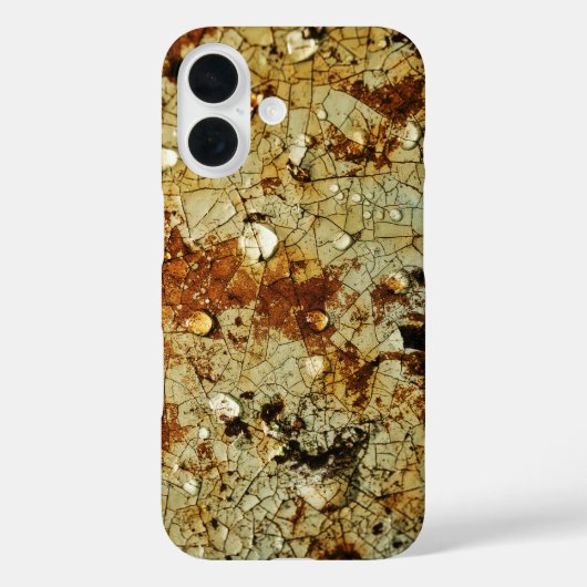 Gebarsten Verroest Metalen Oppervlak Case-Mate iPhone Case (Achterkant)