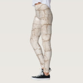 Gebarsten, verweerd marmer leggings (Links)
