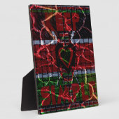 Gebarsten vlag: Houd het simpel - Keniaanse veerkr Fotoplaat (Zijkant)