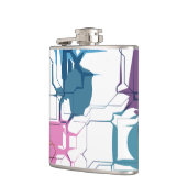 Gebarsten wand heupfles (Links)