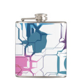 Gebarsten wand heupfles (Voorkant)