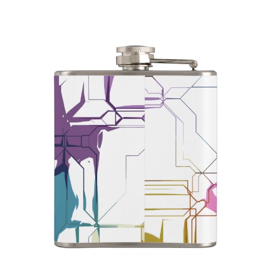 Gebarsten wand heupfles (Achterkant)