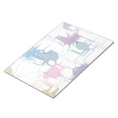 Gebarsten wand notitieblok (Schuin)