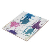 Gebarsten wand tegeltje (Zijkant)