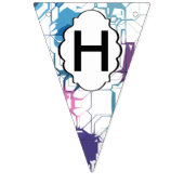 Gebarsten wand vlaggetjes (Tweede vlag)