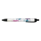 Gebarsten wand zwarte inkt pen (Bodem)