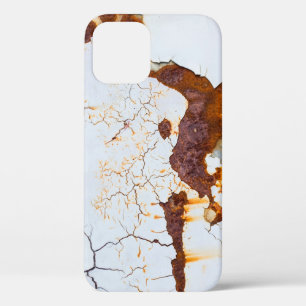Gebarsten witte verf, roestige auto. Case-Mate iPhone case