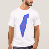 Gebaseerd Israel Zionist t shirt (Voorkant)