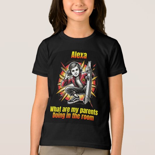 Gebaseerd op Kinder Tri-Blend Shirt (Voorkant)