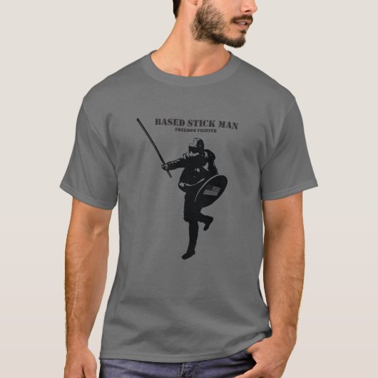 Gebaseerd op Man T-shirt (Voorkant)