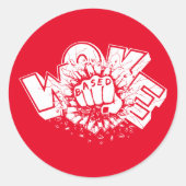 GEBASEERD RONDE STICKER (Voorkant)