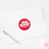 GEBASEERD RONDE STICKER (Envelop)