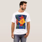 Gebatiktte Vis T-shirt (Voorkant volledig)