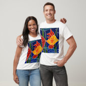 Gebatiktte Vis T-shirt (Unisex)