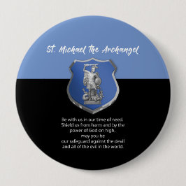 Gebed aan de aartsengel Michaël - Denken aan jou Ronde Button 4,0 Cm