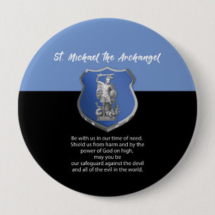 Gebed aan de aartsengel Michaël - Denken aan jou Ronde Button 4,0 Cm