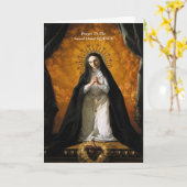 Gebed aan het Heilige Hart van JESUS Kaart (Gele Bloem)