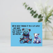 Gebed-Beer briefkaart (Staand voorkant)