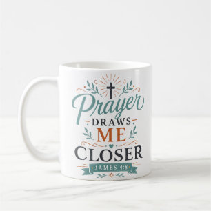 Gebed Brengt Me Dichter Bij Christelijke Spreuk Koffiemok