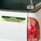 Gebed Bumpersticker (Op Truck)