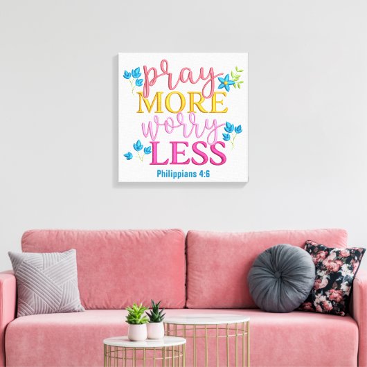 Gebed- Canvas (Glans) Afdruk (Insitu (Woonkamer))