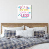 Gebed- Canvas (Glans) Afdruk (Insitu (Slaapkamer))