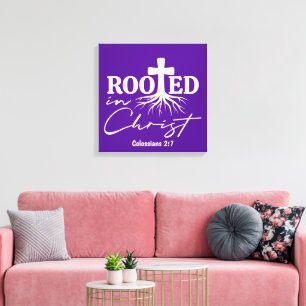 Gebed- Canvas (Glans) Afdruk