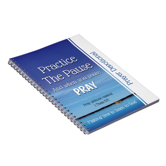 Gebed Devotionele PRAKTIJK HET PAUSE Tijdschrift Notitieboek (Rechterzijde)