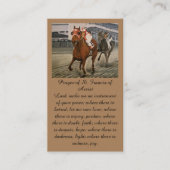 Gebed door St. Franciscus van Assisi Sympathie Kaa Visitekaartje (Voorkant)