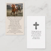 Gebed door St. Franciscus van Assisi Sympathie Kaa Visitekaartje (Voorkant / Achterkant)