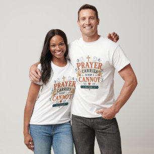 Gebed draagt wat ik niet kan Christelijke Bijbel c T-shirt