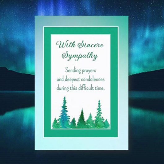 Gebed en condoleances Sympathiekaart Feestdagen Kaart