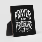 Gebed en doorzettingsvermogen - Geloof, drukte, su Fotoplaat (Voorkant)