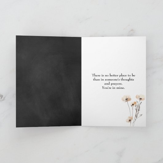 Gebed gedicht op schoolbord kaart (Binnen)