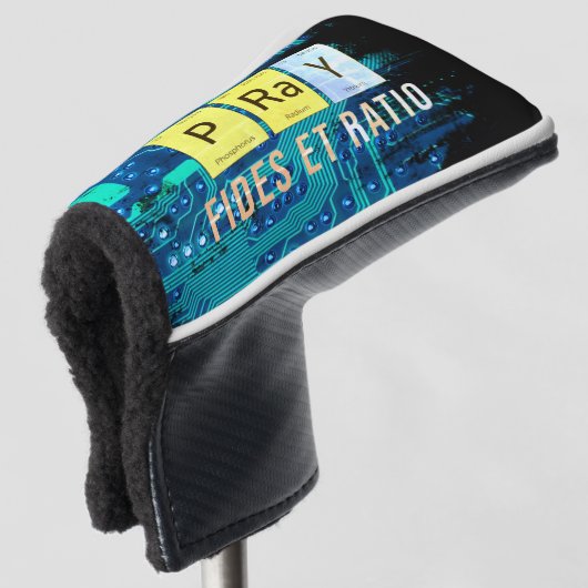 Gebed: geloof en rede (Fides et ratio) Golfheadcover (3/4 voorkant)